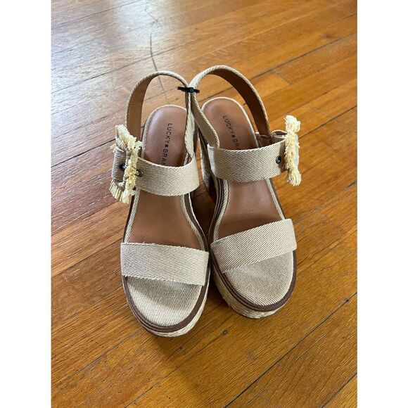 Lucky brand YIDRIS ESPADRILLE PLATFORM SANDAL - Picture 5 of 10